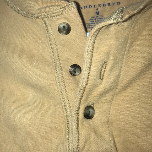 Mustard button up soft cozy warm winter top - Picture 2 of 6